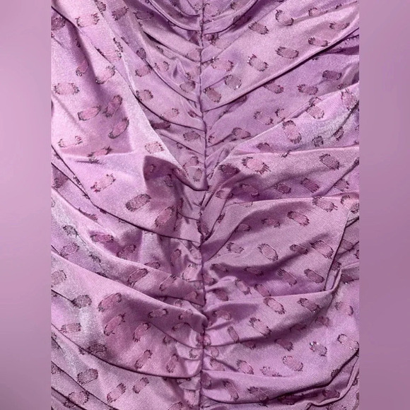 Anthropologie Hutch NWT Wren Off the Shoulder Ruched Dress. Size 8 - Picture 7 of 9